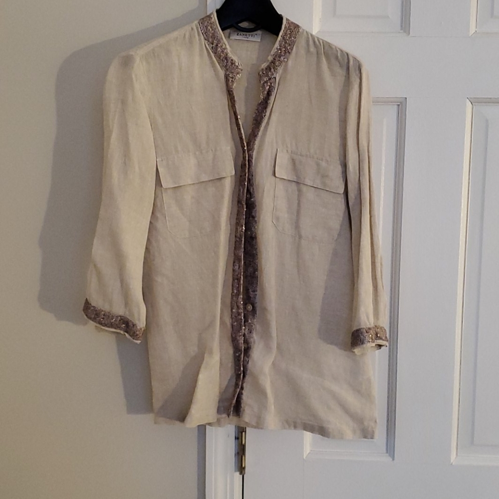 Zanetti linen top